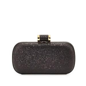Gorgeous Halston Heritage black clutch